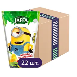Упаковка сока Jaffa Minions Мультивитаминный с мякотью 2.75 л (125 мл x 22 шт.)