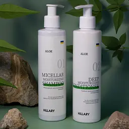 Ензимний пілінг для шкіри голови + Набір для сухого типу волосся Hillary Aloe Deep Moisturizing - мініатюра 2