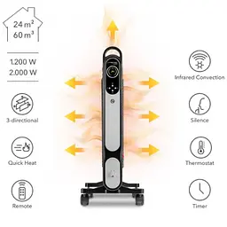 Інфрачервоний обігрівач Trotec TCH 2050 E - мініатюра 9