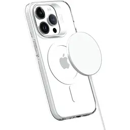 Чохол Vokamo для iPhone 15 захисний з магнітним кільцем прозорий - мініатюра 3