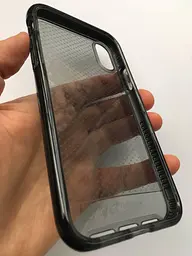 Чохол силіконовий протиударний Tech21 Evo Check для iPhone XR (6.1") Чорний Smokey Black - мініатюра 9
