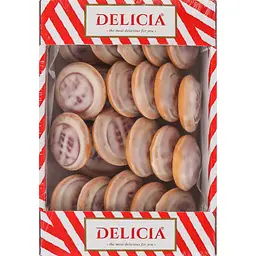 Уцінка. Печиво здобне збивне Delicia Деліція у молочній глазурі зі смаком вишні 300 г - мініатюра 1
