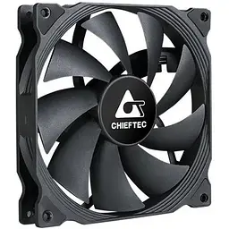 Вентилятор 140 мм Chieftec чорний 140x140x25 мм до 1200 об/хв до 20.1 дБ 4-pin (PWM) гідродинамічний підшипник (ZF-1425PWM)