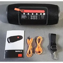 Портативна блютуз колонка Xterme mini Bluetooth акустика потужний переносний динамік 20 Вт Чорний - мініатюра 5