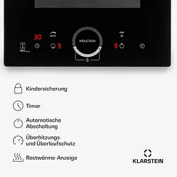 Індукційна варильна поверхня Klarstein Delicatessa Slim Чорний (10033015) - мініатюра 3