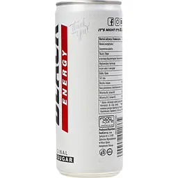 Енергетичний напій Black Energy Original Zero Sugar газований 0.25 л (954720) - мініатюра 4