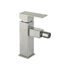 Змішувач для біде Lidz Kubis 001AF (k35) LDKUB001AFNKS46097 Nickel Нержавіюча сталь