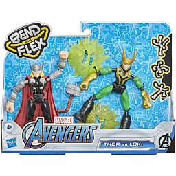 Ігровий набір Hasbro Marvel Avengers Bend and Flex Tour vs Loki  (F0245) - мініатюра 4