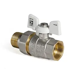 Кран з американкою Koer 3/4" KR.227.W білий KR0097 - мініатюра 3