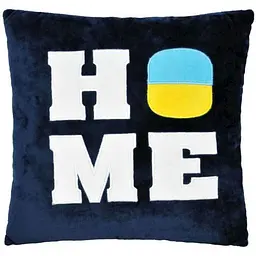 Подушка TIGRES HOME 33*33*11см синій арт.ПД-0439