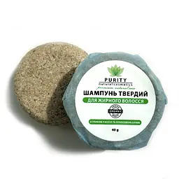 Твердий шампунь для жирного волосся PURITY 40 г