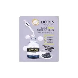 Тканинна маска для обличчя Doris Caviar Real Essence Mask з екстрактом ікри