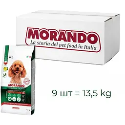 Сухий корм для собак малих порід Morando Tradizioni Mini Ideal Weight з яловичиною, горохом та буряком 13.5 кг (9 шт. х 1.5 кг) - мініатюра 2