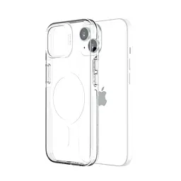 Захисний чохол Vokamo для iPhone 15 з магнітним кільцем прозорий  - мініатюра 3