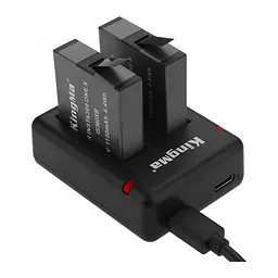 3-Pack KingMa Insta IS360XB комплект из 2 аккумуляторов и ЗУ на 2 батареи