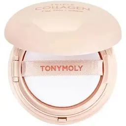 Кушон Tony Moly Triple Collagen Egg Skin відтінок 01 (Skin Beige) 15 г - мініатюра 2