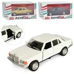 
Машинка металева Mercedes-Benz W123 1:32 інерційна гумові колеса 12 см - мініатюра 2
