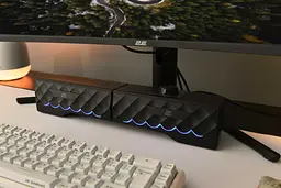 Акустична система 2E PCS232 RGB, Soundbar, 2.0, USB, Black - мініатюра 2