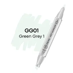 Маркер двосторонній Сіро-зелений 1, GG01, 99IDEAS