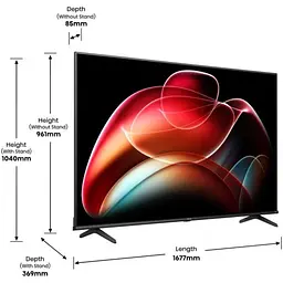 Телевізор Hisense 75A6K 75" LED 4К UA [20011243] [113559] - мініатюра 7