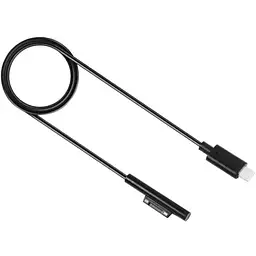 Кабель DK 180см Cable Type-C / USB-C для Microsoft Surface Go / Book/Laptop / Pro black - мініатюра 2