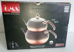 Двоярусний чайник O. M. S. Collection 8210-L Bronze (1,6/3 л) - мініатюра 10