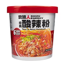 Локшина швидкого приготування Shizu Energy Shizuren Hot and Sour Flavor, 130г - мініатюра 4