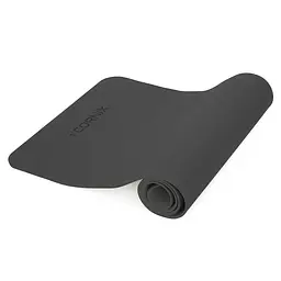 Килимок спортивний Cornix TPE 183 x 61 x 0.6 см для йоги та фітнесу XR-0350 Black - мініатюра 5