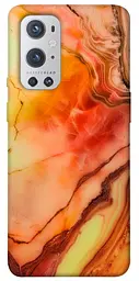 Чохол Demsky Червоний корал мармур для OnePlus 9 Pro
