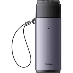 Кардрідер Baseus Lite Series USB-A to SD/TF Grey (WKQX060013) [168990]