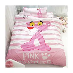 Постільна білизна MirSon Бязь Premium 17-0110 Pink Pantere 160х220 (2200001608610)