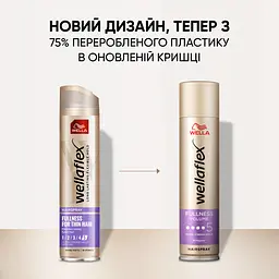 Лак для волосся Wellaflex Fullness Volume 5 Екстра об'єм 250 мл - мініатюра 3