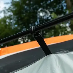 Намет кемпінговий Lugi на 4-6 осіб 330x210x180 см з тентом зелений палатка велика туристична для походів відпочинку рибалки SJ-0115GR - мініатюра 4