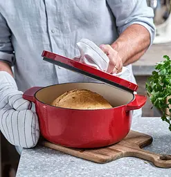 Каструля з кришкою KitchenAid СС006057-001 22 см 3.3 л червона - мініатюра 6