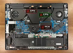 Вентилятор Asus кулер (CPU Fan 12V) для моделей ноутбука ROG Strix G635LW, G635LX, G635LR, G635LX, G815LW, G815LR, G815JH, G815LM, G815JM, G815LP, G835LW, G835LX, G835LR (13NR0L80P01011) - мініатюра 3