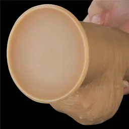 Фалоімітатор Lovetoy Handle Cock 12.5'', 32.8 см (тілесний) - мініатюра 5