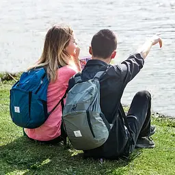 Складний рюкзак Naturehike Ultralight (NH17A017-B) 22л - блакитний - мініатюра 6
