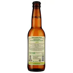 Сидр Holiday Brewery White Honey Plum, напівсолодкий, 6%, 0,33 л - мініатюра 2
