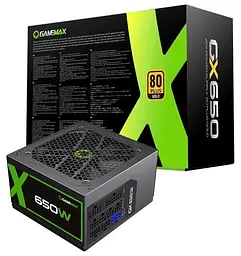 Блок живлення 650 Вт, GX-650, Black, модульний GameMax teh0028812 - мініатюра 5