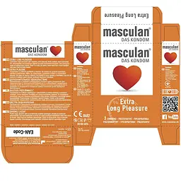 Презервативи Masculan Extra Long Pleasure продовжують задоволення 3 шт. - мініатюра 3