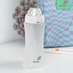 Пляшечка для води Kite 500 мл біла (K25-1215-1) - мініатюра 5