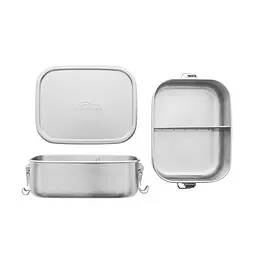 Контейнер для їжі Tatonka Lunch Box II 800 Lock Сріблястий - мініатюра 2