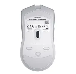 Ігрова миша HATOR HTM-631 Pulsar3 Wireless ESports Gaming 12000DPI 35G White - мініатюра 4
