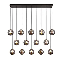 Каскад люстра LED світильник Levistella 999150F-14 BK+SM модерн 28W на 14 плафонів - мініатюра 4