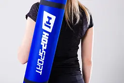Мат для фітнесу та йоги Hop-Sport HS-2256 синій - мініатюра 7