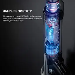 Вертикальний пилосос Deerma DEM-T30W Station [117409] - мініатюра 11