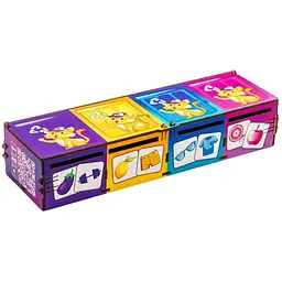 Дитячий Сортер Монтессорі PuzzleOK По кольорах Puz-37788