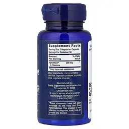 Амінокислота L-Theanine 100 mg, 60 вегакапсул Life Extension vit0004079 - мініатюра 3