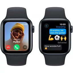 Смарт-годинник Apple Watch SE 2 GPS 40mm Midnight Aluminium Case with Midnight Sport Band M/L (MR9Y3) - мініатюра 4