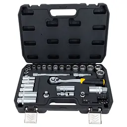 Набір насадок торцевих і біт Sigma 3/8" 39 шт CrV mid (6003601) - мініатюра 3